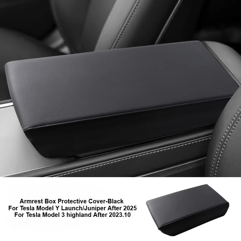 Tesla Model 3 Model Y Juniper 2025 Up Rear Screen Frame Armrest Box Cover Pad Ventilation Mask Protector Cover Accessories
