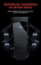 Tesla Model 3 Y Juniper LED Puddle Lights Ultra-Bright Welcome Lamp