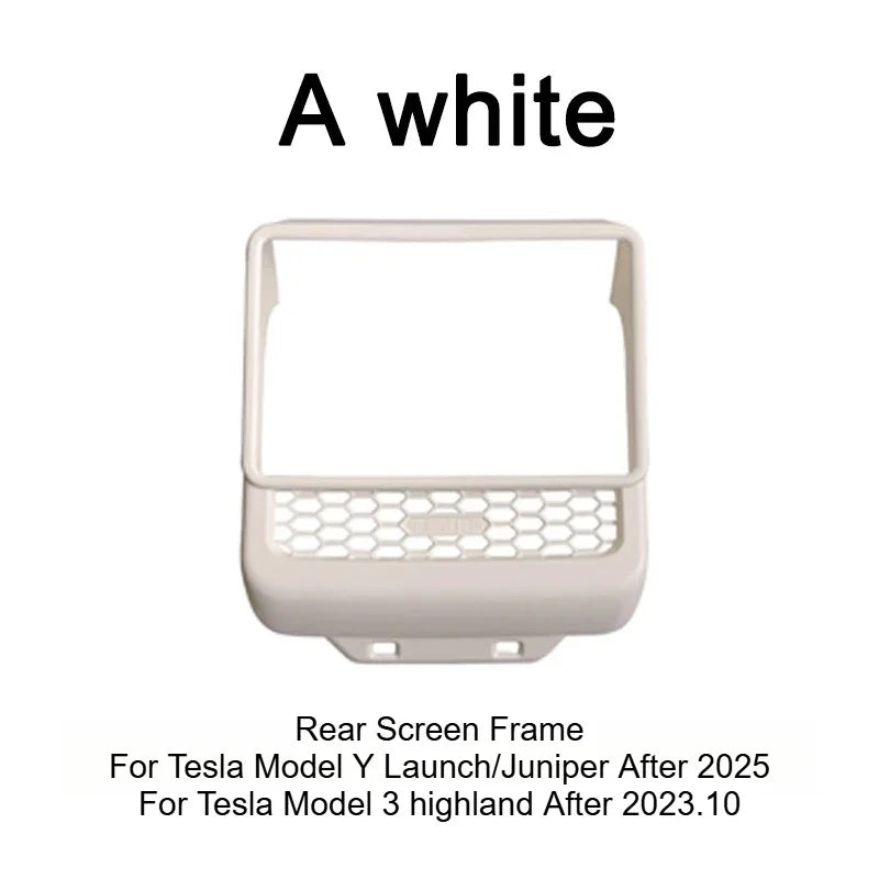 Tesla Model 3 Model Y Juniper 2025+ Armrest Console Cover Rear Air Vent Mask Holder Rear Protection Kick Panel Interior Trim