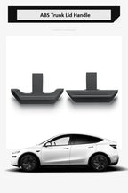 Tesla Model Y Launch/Juniper 2025 ABS Trunk Lid Handle Spare Box Cover Plate Handle Auxiliary Puller Car Accessories 2PCS