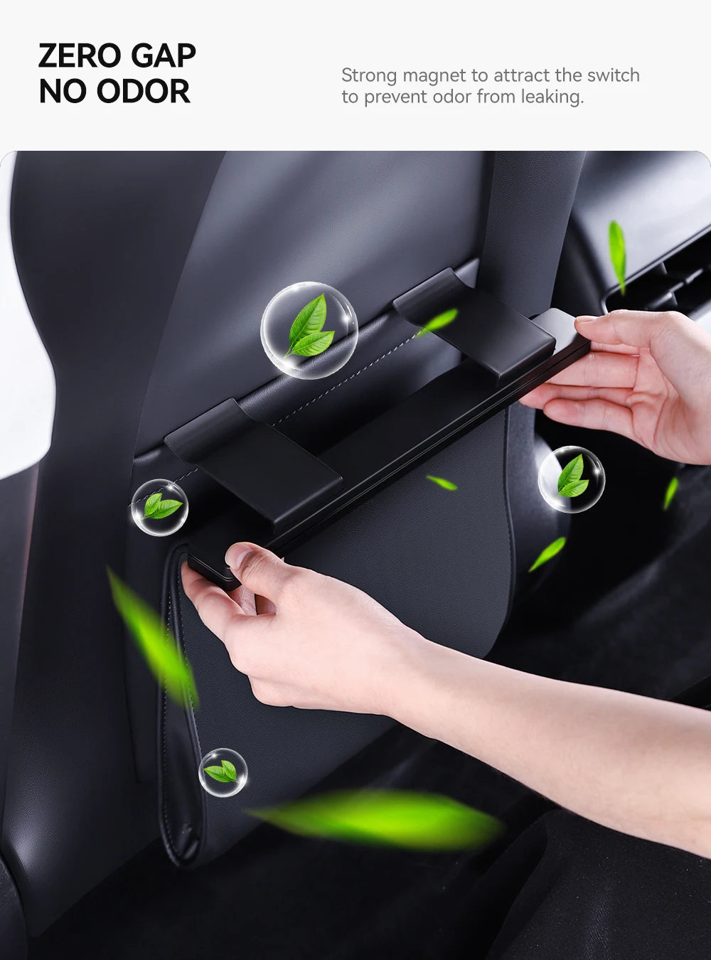 Tesla Model 3 Y Highland Rear Seat Back Trash Can Storage Bag