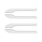 4Pcs/Set ABS Carbon Fiber Car Door Handle Wrap Cover Stickers Accessorie For Tesla Model Y Launch 2025 Model 3/Y/3 Highland 2024