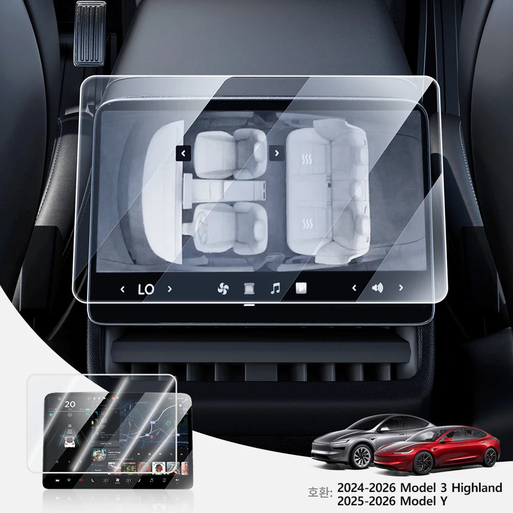 Universal Tesla Screen Protector for Model 3/Y (2024-2026) | All Generations Incl. Highland & Juniper