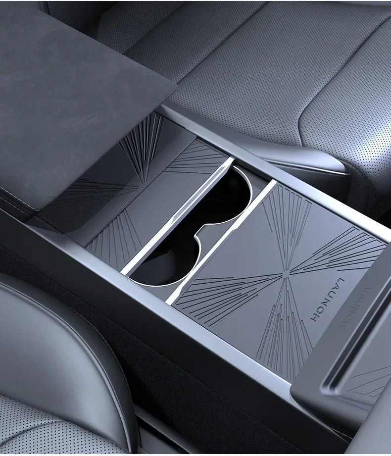 Tesla Model Y Juniper/Model 3 2025 Panel Sticker Central Control Water Cup Holder Protective Film Anti-slip Pads Interior