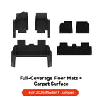 Tesla Model Y Juniper 2026 TPE Floor Mats with Door Sill Protection