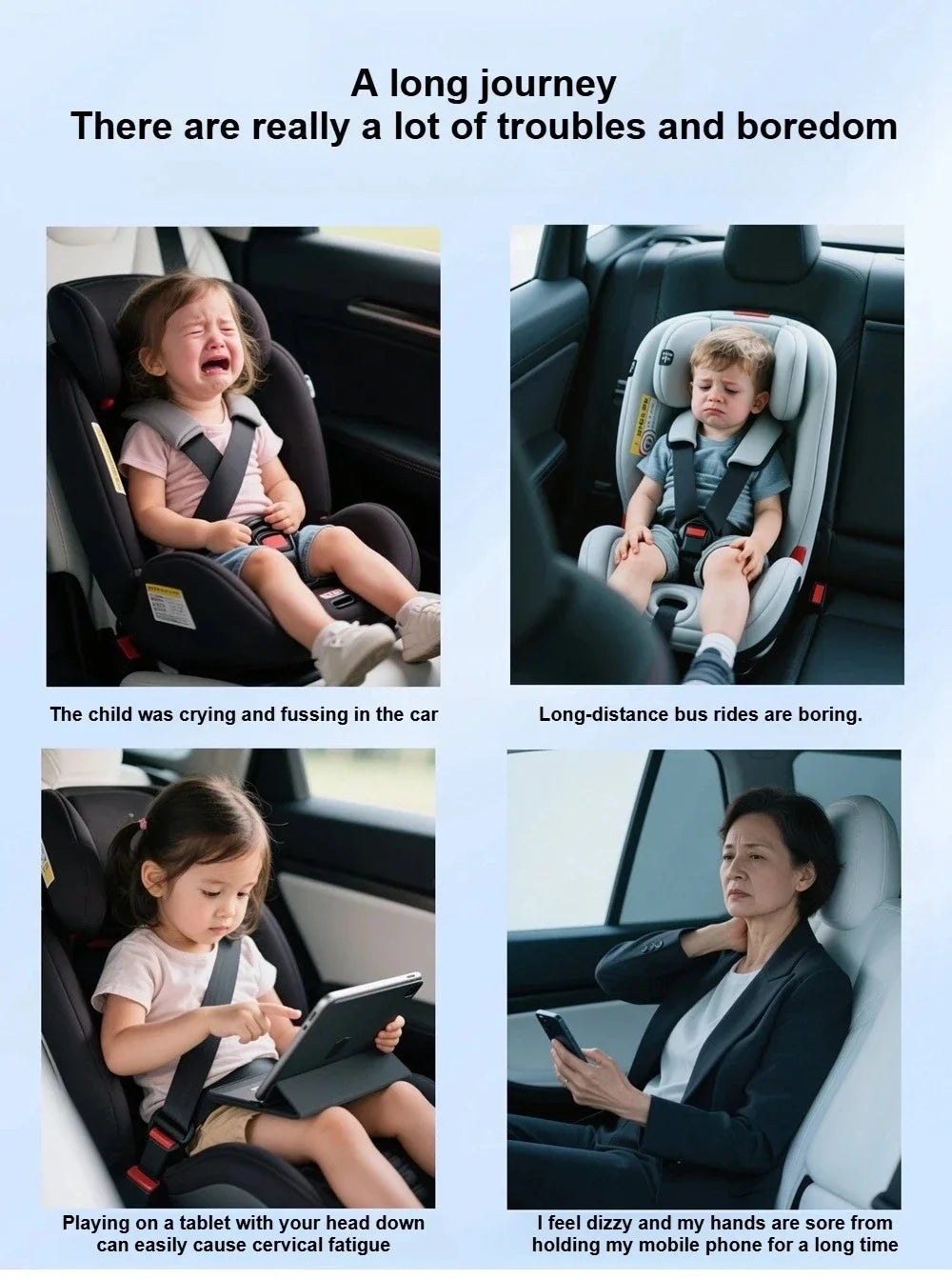 Back Seat Phone Mount Hook for Tesla Model 3 Y Juniper 2025+ Headrest Tablet Holder 360° Stand Organizer Hooks Car Accessories