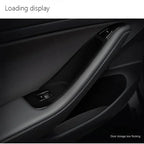 Door Handle Side Storage for Tesla Model 3 Y 2019-2023 Auto Armrest Box Tray Organizer Container Hidden Holder Car Accessories