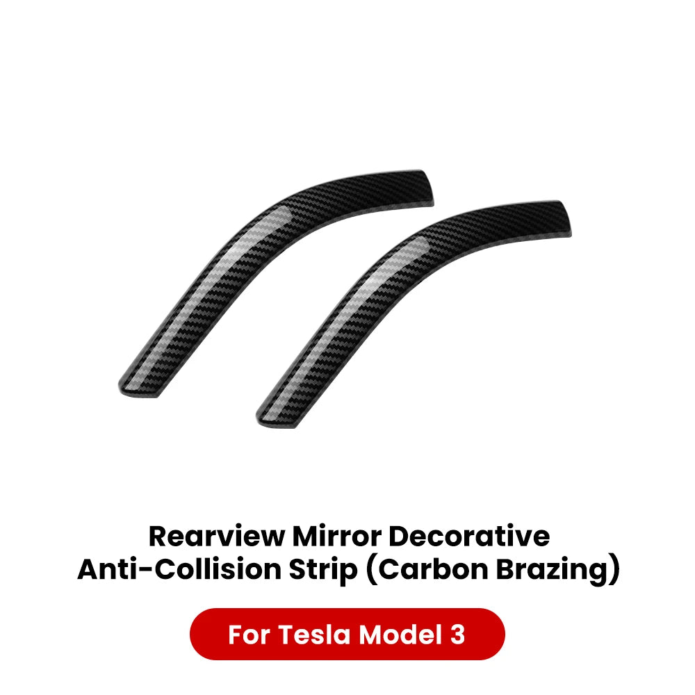 Car Rearview Mirror Protector For Tesla Model 3 Y Highland Juniper 2021-2025 Mirror Protector Vehicle Anti-collision Strip