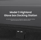 Tesla Model 3 Highland Model Y Juniper Glove Box Organizer Drawer