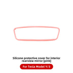 Tesarca Silicone Rear View Mirror Frame for Tesla Model 3 Y（2019-2026）