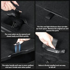 Tesla Model Y Launch/Juniper 2025 ABS Trunk Lid Handle Spare Box Cover Plate Handle Auxiliary Puller Car Accessories 2PCS
