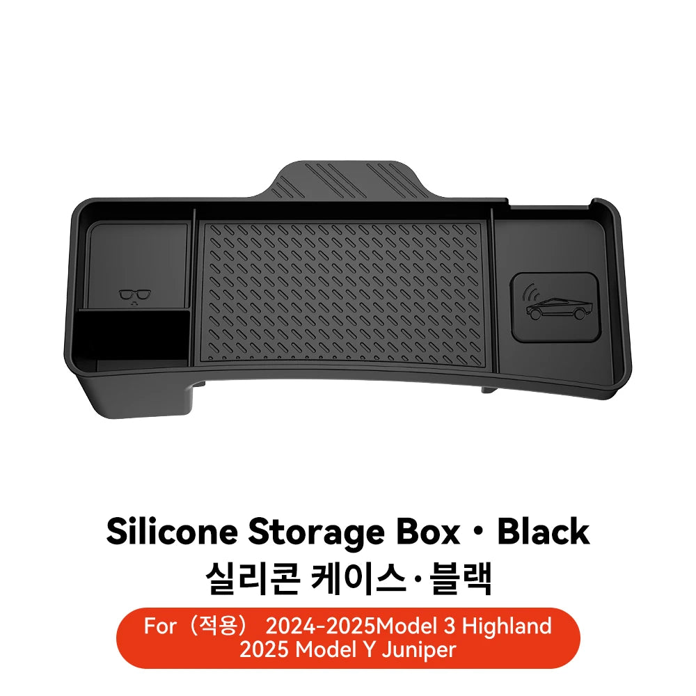 Tesla Model 3 Highland / Y Juniper Rear Screen Hidden Storage Box & Tissue Tray