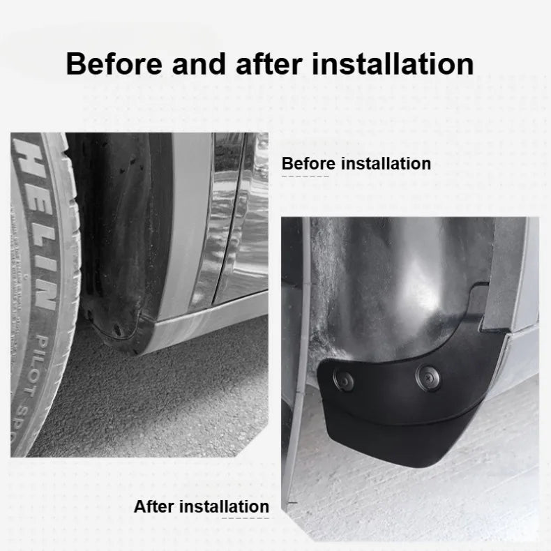 Hidden Special Mud Guard Fender for Tesla Model Y/3/3+ Highland 2025 Front and Rear Wheel Sand Shield Modification Accessories