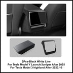 Tesla Model 3 Model Y Juniper 2025 Up Rear Screen Frame Armrest Box Cover Pad Ventilation Mask Protector Cover Accessories
