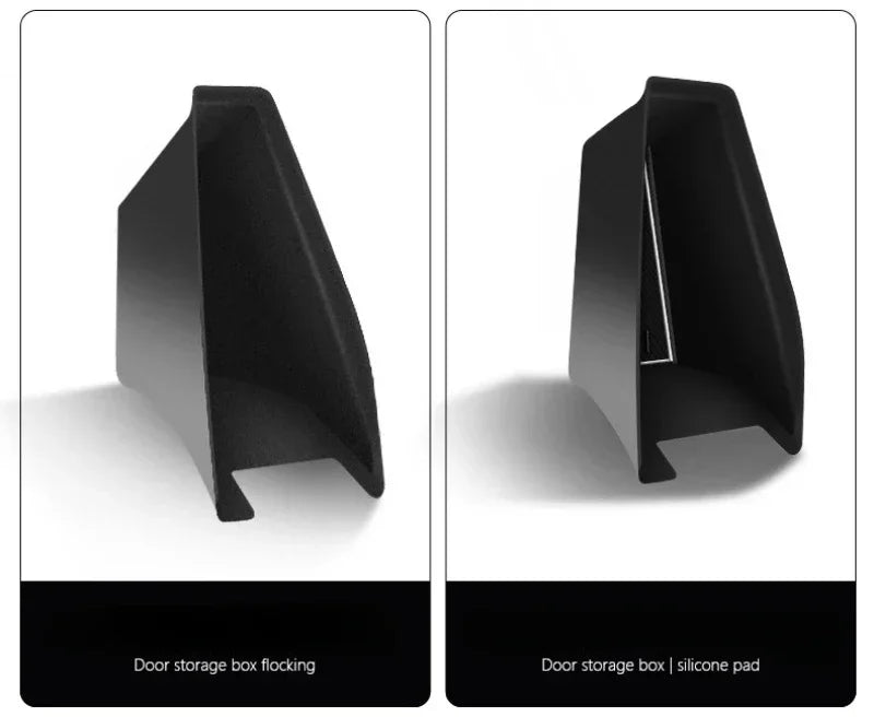 Door Handle Side Storage for Tesla Model 3 Y 2019-2023 Auto Armrest Box Tray Organizer Container Hidden Holder Car Accessories