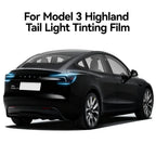 Tesla Model 3 Highland Smoked TPU Headlight Protection Film (2024+)