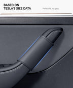 Tesla Model 3 Y Nappa Leather Interior Door Handle Protector 2021-2026