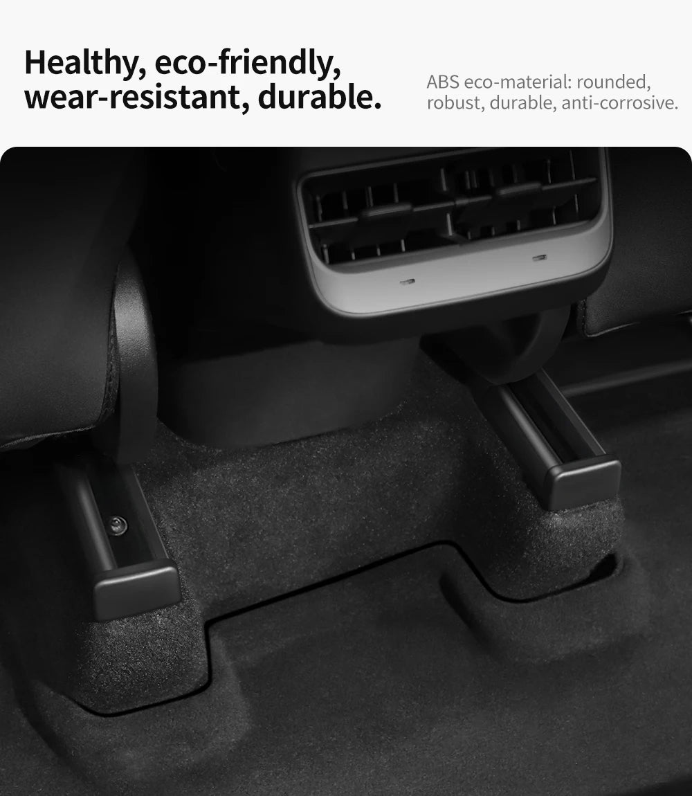 Tesla Model 3/Y Seat Rail Cover Protectors (4 or 8 Pack) - 2021-2026