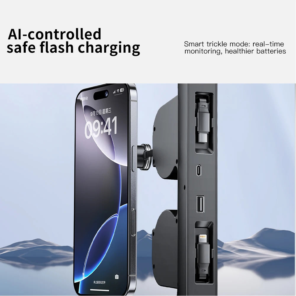 45W Hidden GaN USB Hub for Tesla Model 3 Highland & Model Y Juniper
