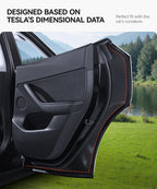 Tesla Model 3 Y Door Seal Kit Soundproof Weatherstrip （2021-2026）