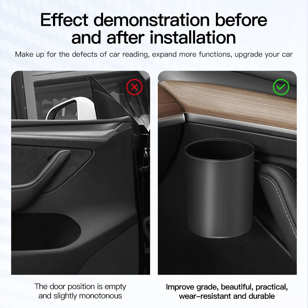 Tesla Model 3/Y Door Side Cup Holder Inserts (4-Piece Set) - TPE