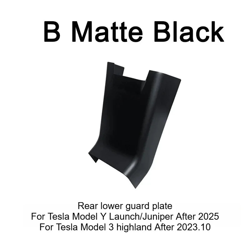 Tesla Model 3 Model Y Juniper 2025+ Armrest Console Cover Rear Air Vent Mask Holder Rear Protection Kick Panel Interior Trim