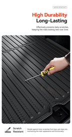 Tesla Model Y Juniper 2026 Carbon Fiber TPE Floor Mats & Trunk Liners
