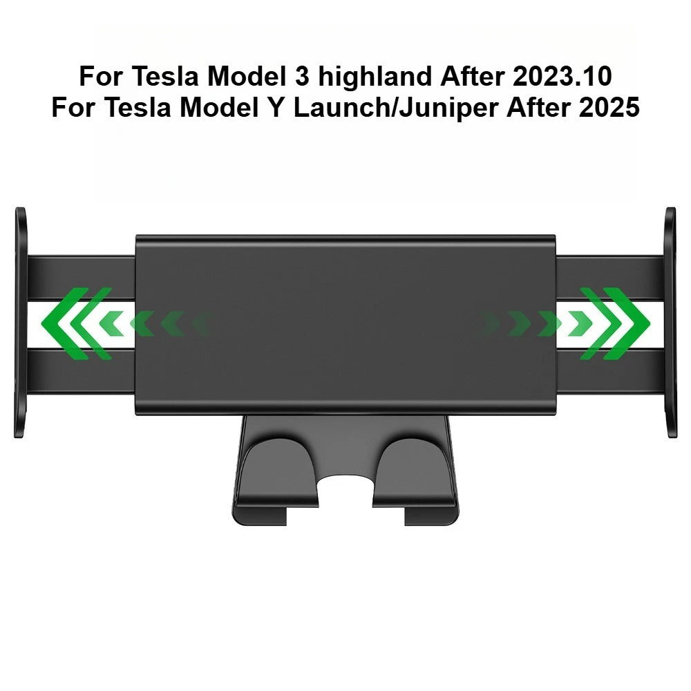 Back Seat Phone Mount Hook for Tesla Model 3 Y Juniper 2025+ Headrest Tablet Holder 360° Stand Organizer Hooks Car Accessories
