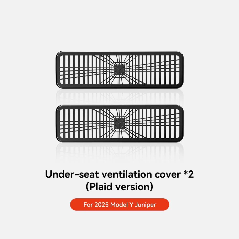 Under Seat Air Vent Cover Mesh for Tesla Model 3 & Y (2021-2026)