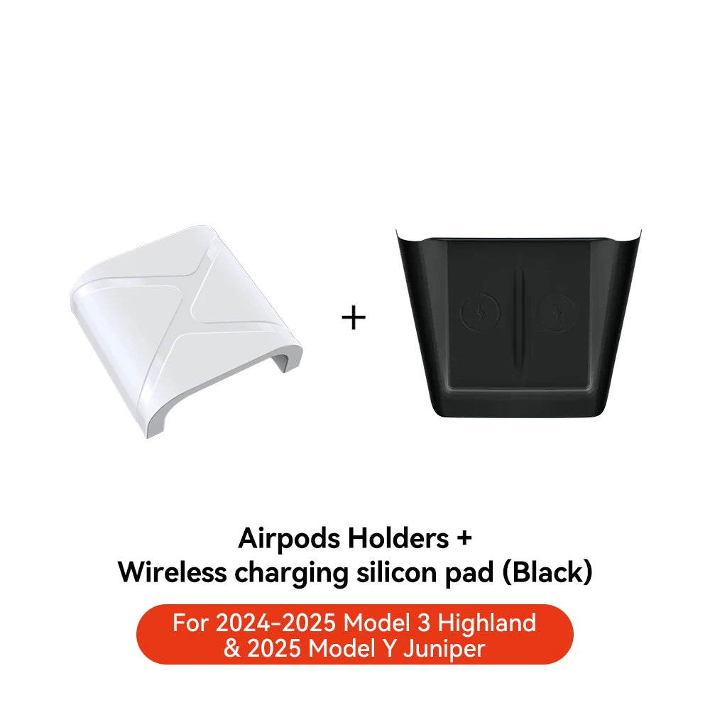 Tesla Model 3 & Y AirPods Wireless Charging Holder Limiter (2019-2026)