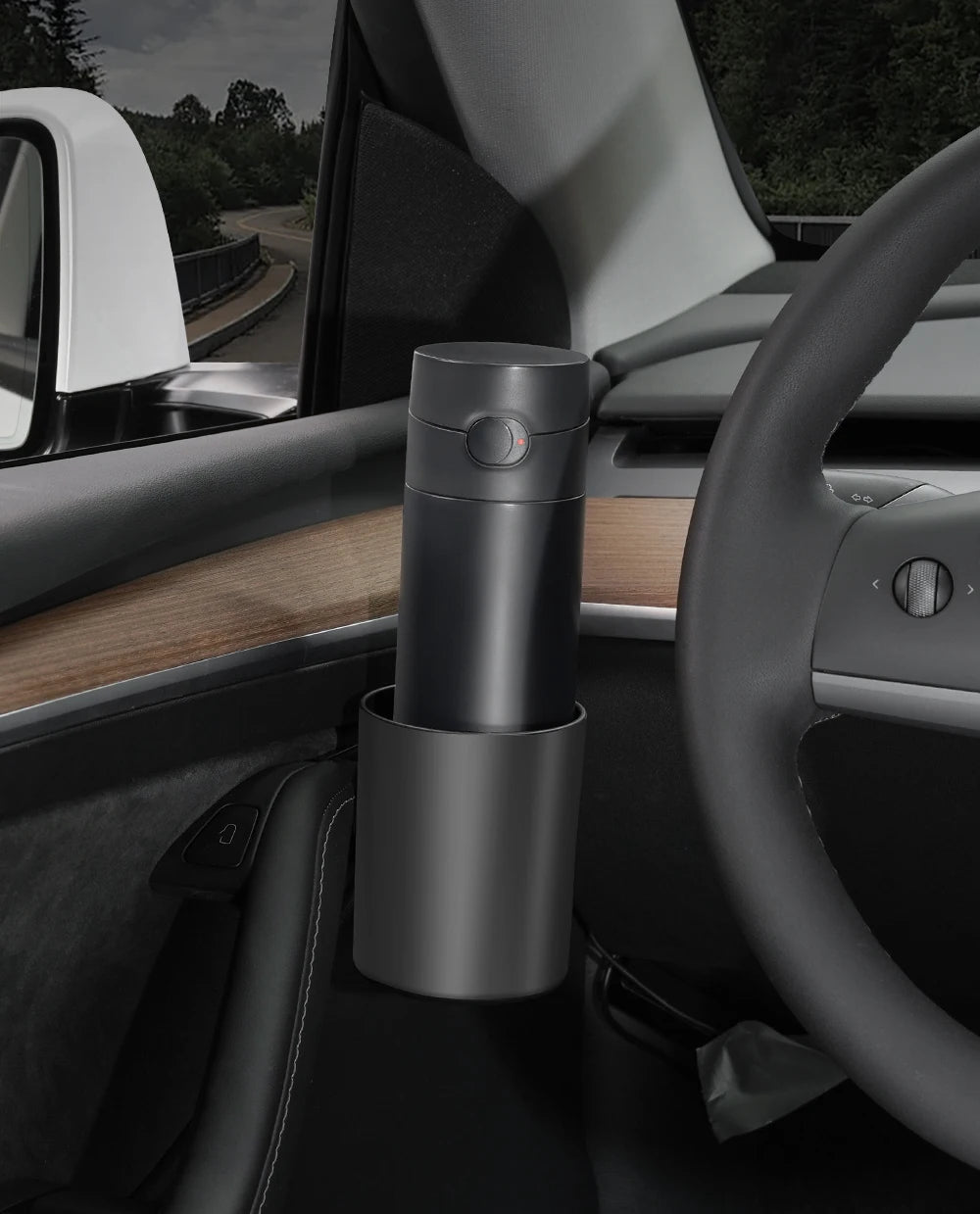 Tesla Model 3/Y Door Side Cup Holder Inserts (4-Piece Set) - TPE