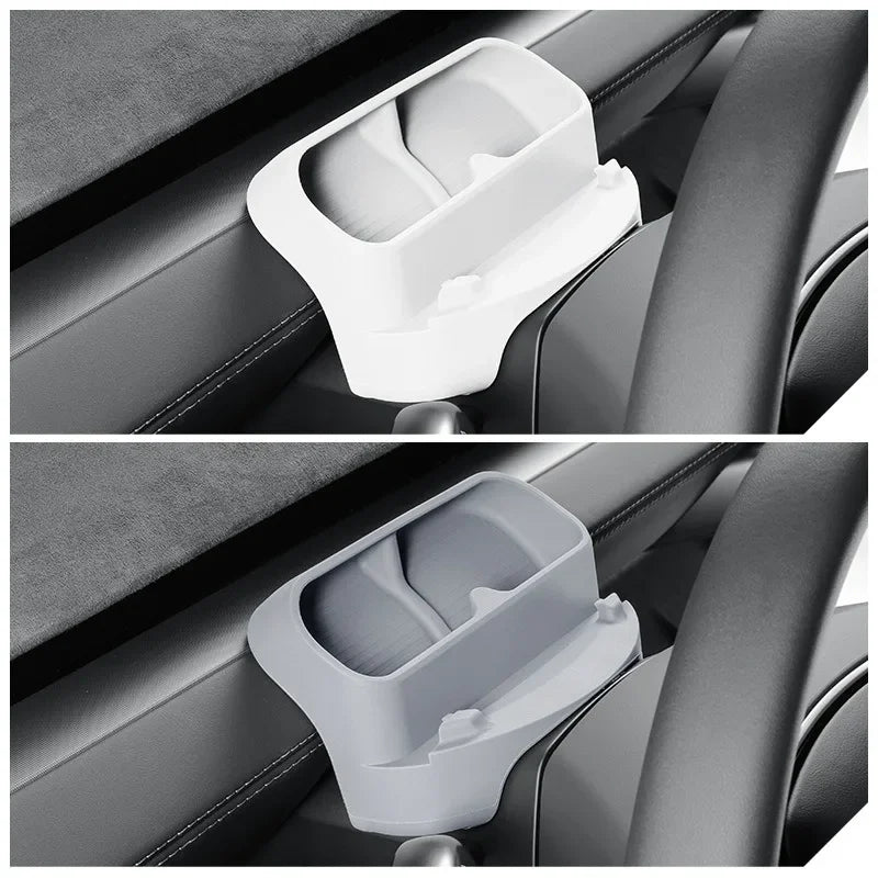 Tesla Model Y Launch 2025 Silicone Car Glasses Storage Box Car Mounted Sunglasses Organizer Storage Tray Interior Accessory