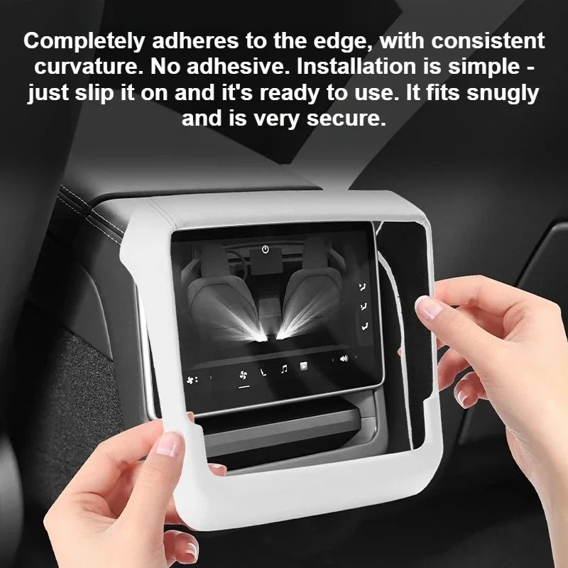 Tesla Model 3 Model Y Juniper 2025 Up Rear Screen Frame Armrest Box Cover Pad Ventilation Mask Protector Cover Accessories