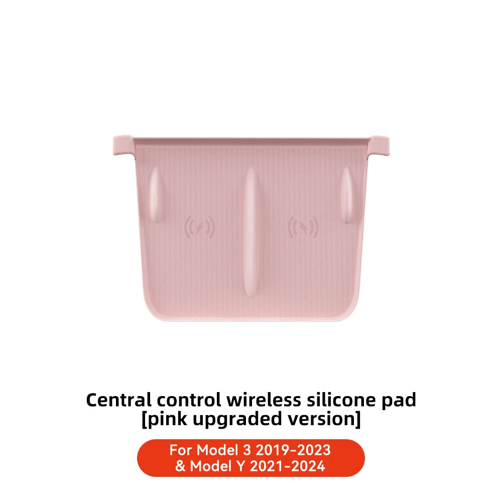 Tesla Model 3/Y (2021-2026) Silicone Wireless Charging Pad