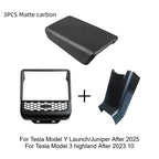 Tesla Model 3 Model Y Juniper 2025+ Armrest Console Cover Rear Air Vent Mask Holder Rear Protection Kick Panel Interior Trim
