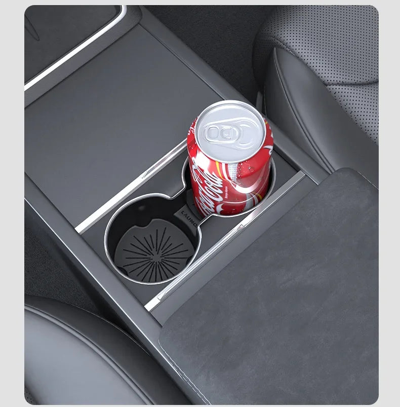 Tesla Model Y Juniper/Model 3 2025 Panel Sticker Central Control Water Cup Holder Protective Film Anti-slip Pads Interior