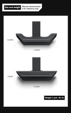 Tesla Model Y Launch/Juniper 2025 ABS Trunk Lid Handle Spare Box Cover Plate Handle Auxiliary Puller Car Accessories 2PCS