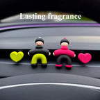 Lovely People Shaped Clips for Tesla Model3/Y Women's Air Outlet Perfume Clip Auto Air Freshener Clip Scent Aroma Accessories