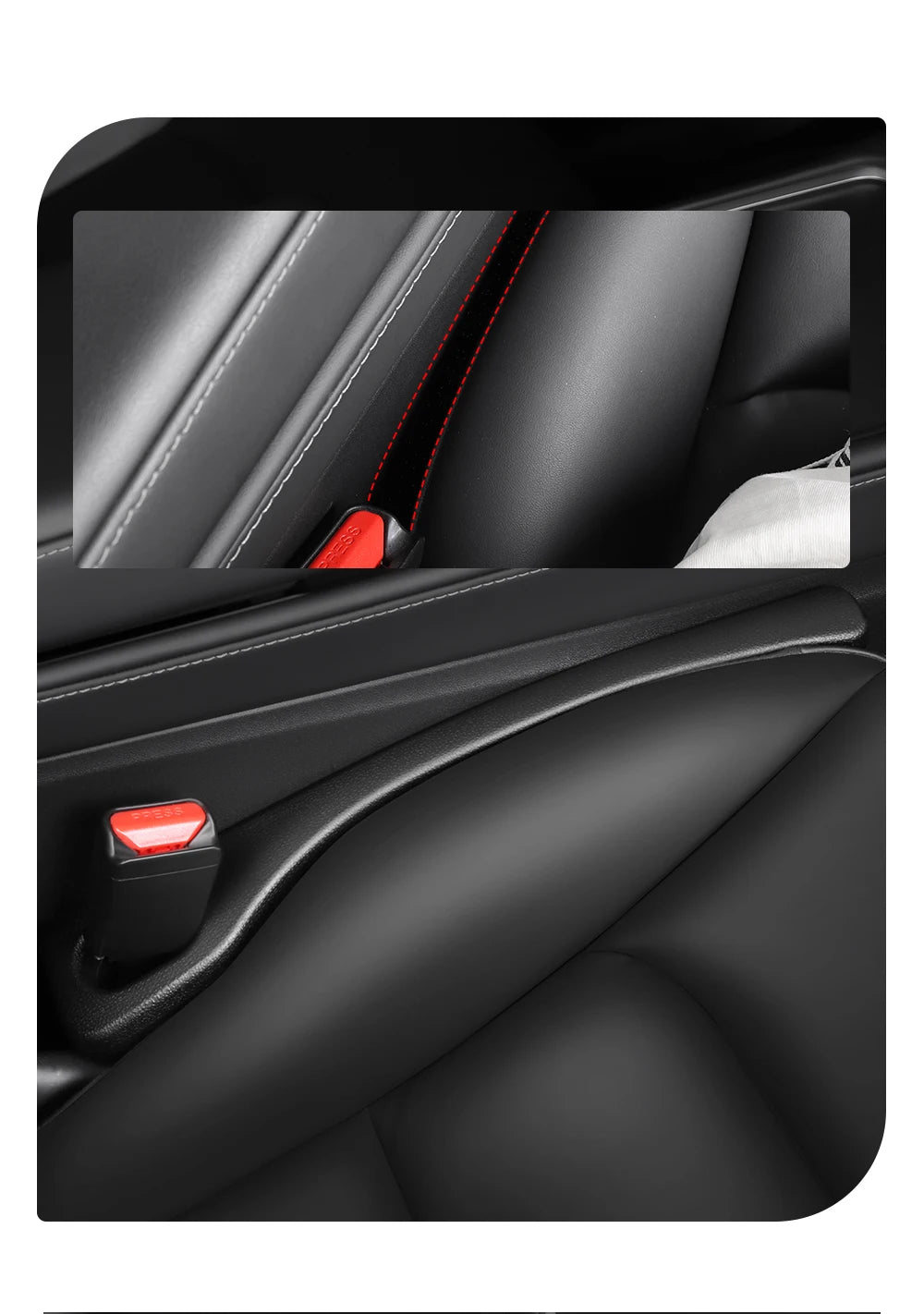 Tesarca Seat Gap Filler for Tesla Model 3 & Y Accessories