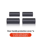 Tesla Model 3 Y Nappa Leather Interior Door Handle Protector 2021-2026