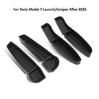 4Pcs Door Tray Organizer for Tesla Model Y Juniper Model 3 2017-2025+ Accessories Door Slot Tray Organizer Door Side Storage Box