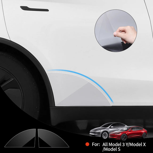 Tesla Model Y Juniper 2026 Door Edge Protection Film TPU Transparent Hover Image