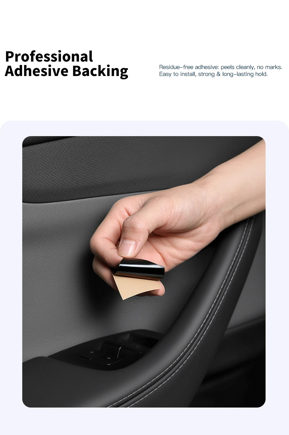 Tesarca Suede Door Button Cover for Tesla Model 3 Y Highland Juniper