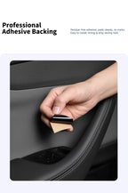 Tesarca Suede Door Button Cover for Tesla Model 3 Y Highland Juniper