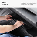 Tesla Model 3 Y Hanging Leather Tissue Box Armrest Holder Bag