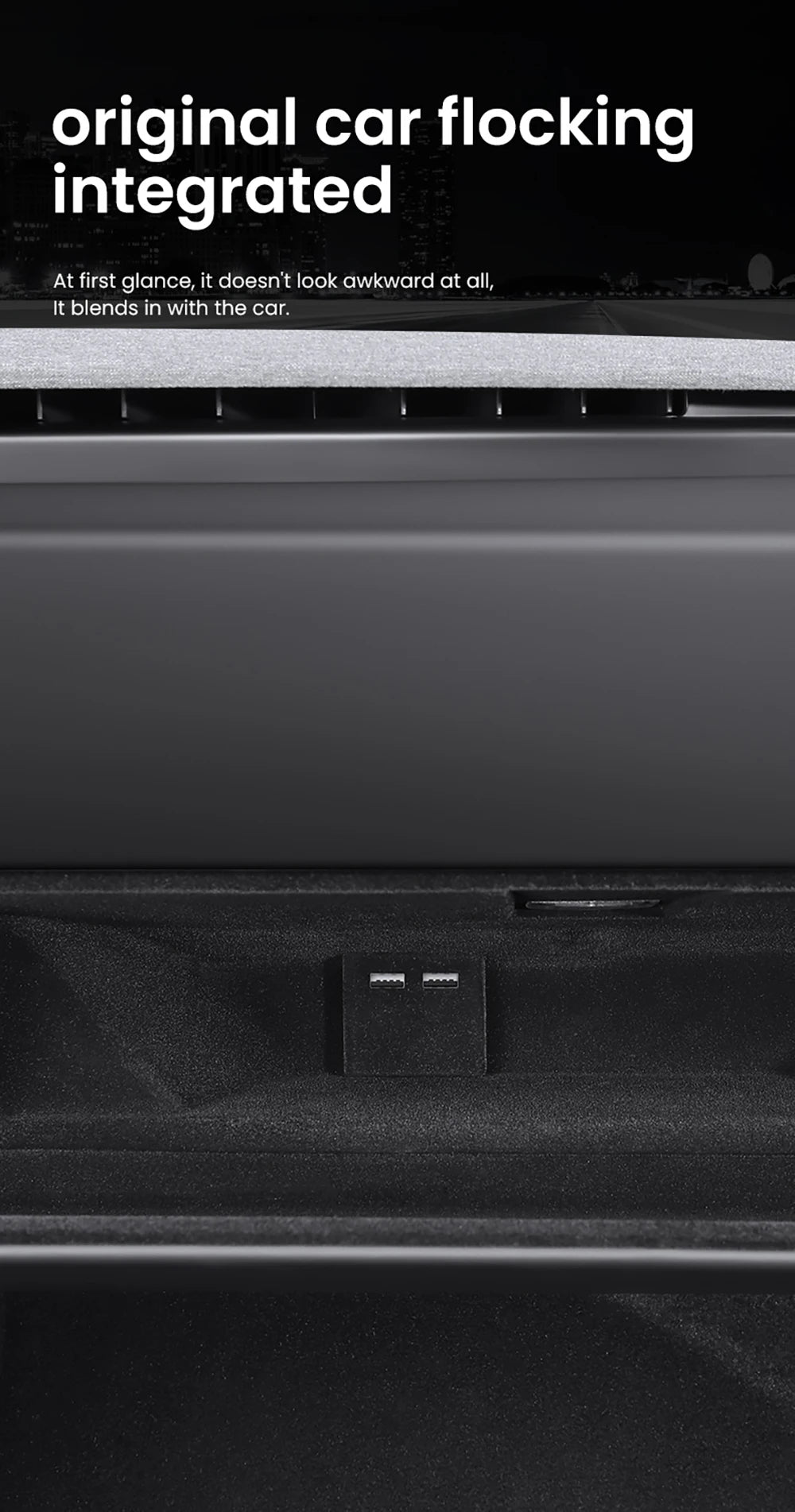Tesla Model 3 Highland Model Y Juniper Glove Box Organizer Drawer