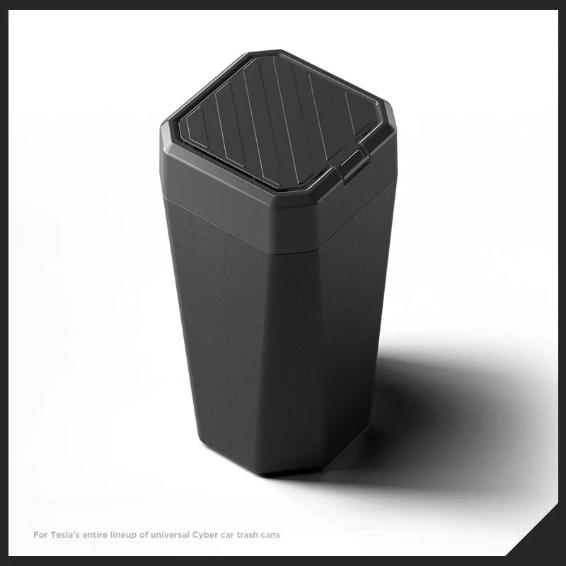 Center Storage Box Organizer Case for Tesla Model 3/Y/X/S Juniper Series Side Door Trash Can Garbage Can Trash Bin with Cover