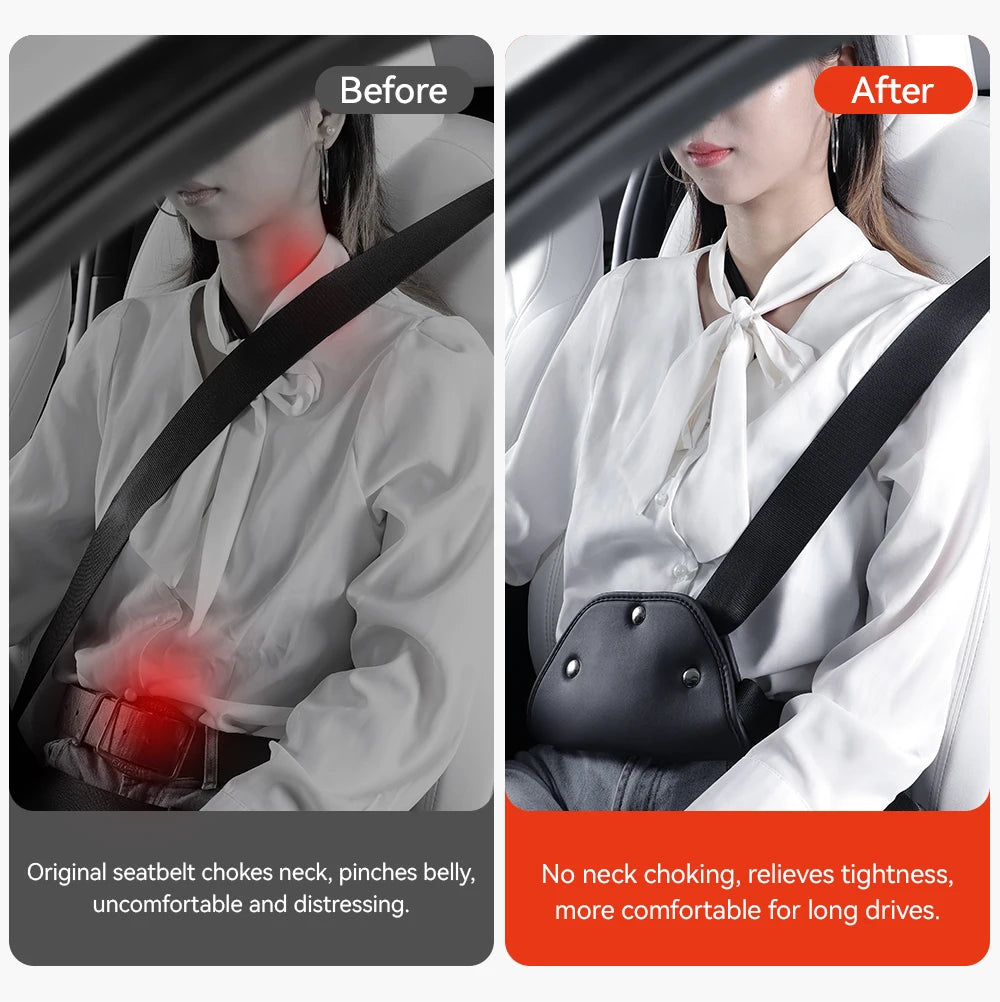 Universal Seatbelt Adjuster Neck Guard for Tesla Model 3 Y All Cars