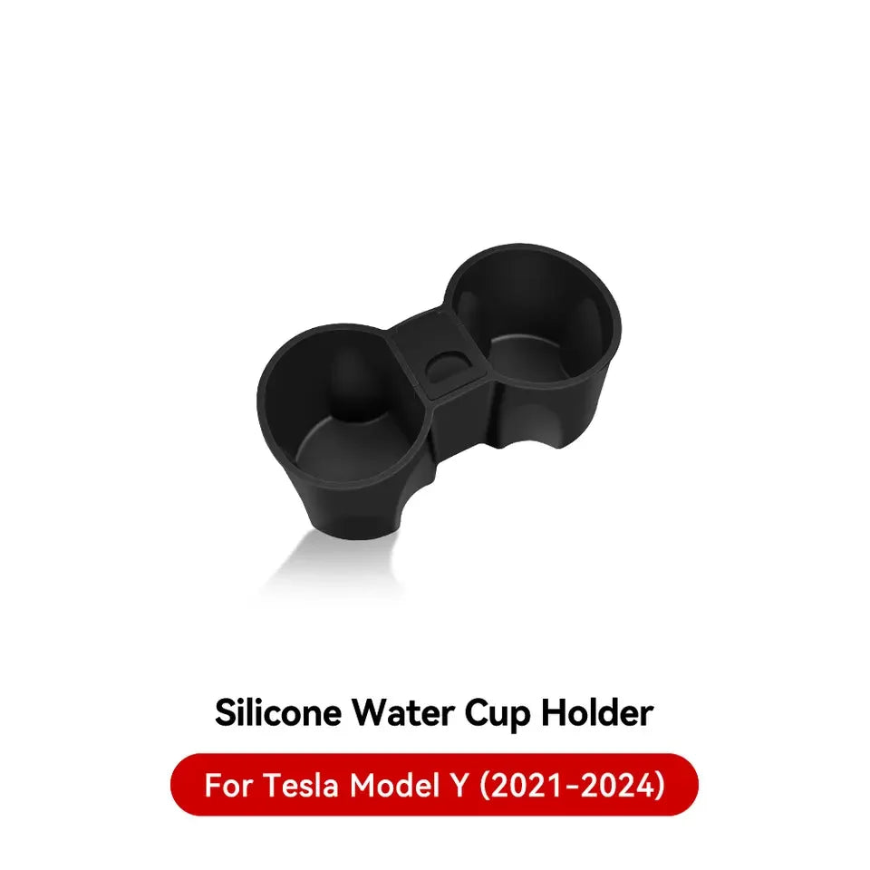 Tesla Model 3 Highland Y Juniper Cup Holder Insert Silicone Stand
