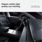 Tesla Model 3 Highland Model Y Dashboard Trim Carbon Fiber Cover Strip